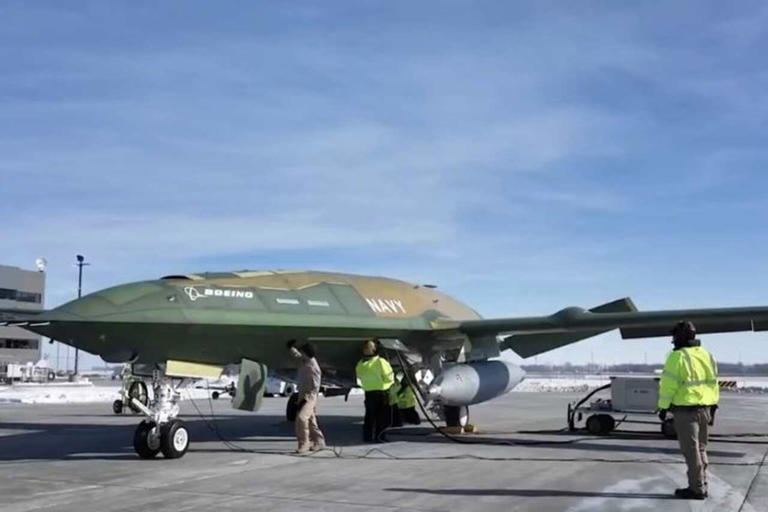 US Navy’s unmanned tanker MQ-25A Stingray begins taxi tests