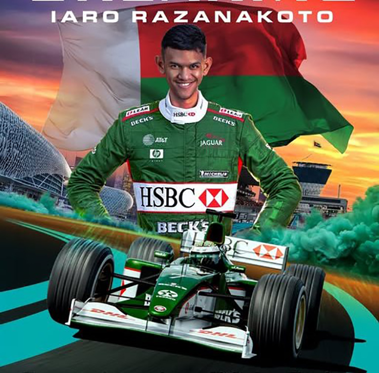 SPORT AUTO – FORMULE 1 - Iaro Razanakoto effectue un test à Dubaï