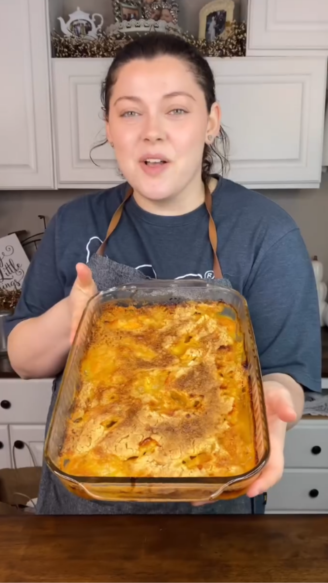 Simple peach cobbler anyone can make