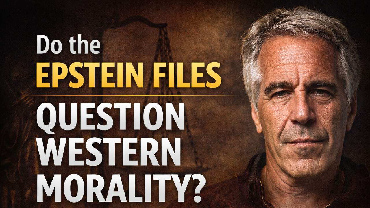 In real time, do the Epstein files question Western morality?