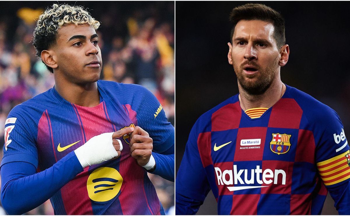 Lamine Yamal outperforms Lionel Messi in first three years after ...