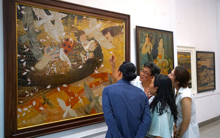 91 họa sĩ hội tụ cùng sơn mài Sài Gòn lần 4