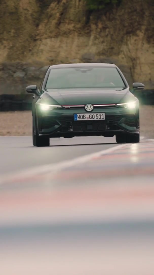 Volkswagen Golf GTI Edition 50 in dark moss green metallic - racetrack ...