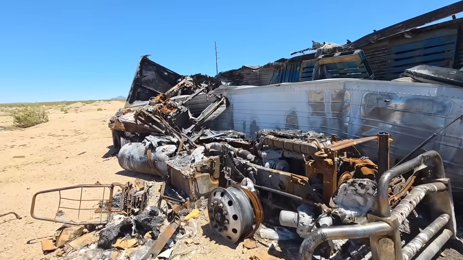 We stumbled upon a disturbing terroristlike setup in the desert