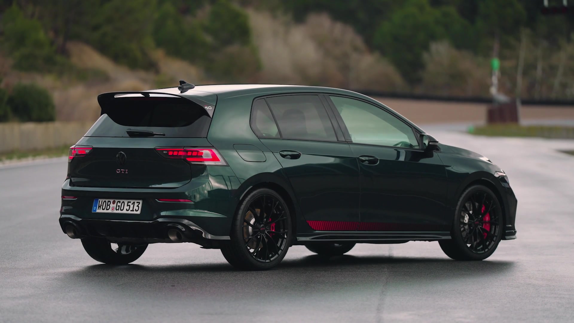volkswagen-golf-gti-edition-50-exterior-design-in-dark-moss-green-metallic