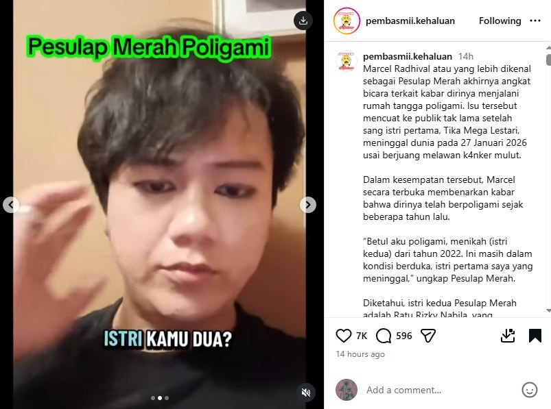 11 hari istrinya wafat, Pesulap Merah poligami dengan Ratu Rizky Nabila ...