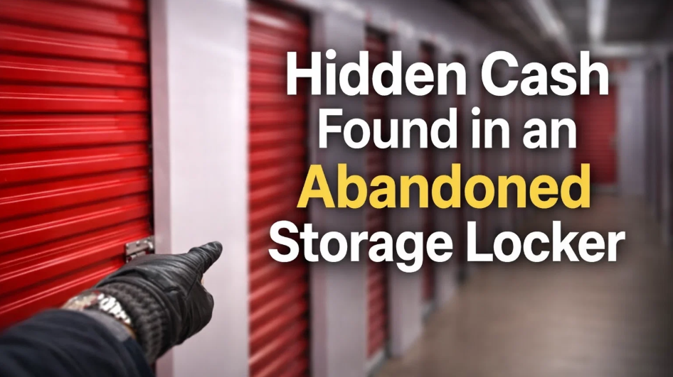 Hidden cash found in an abandoned storage locker