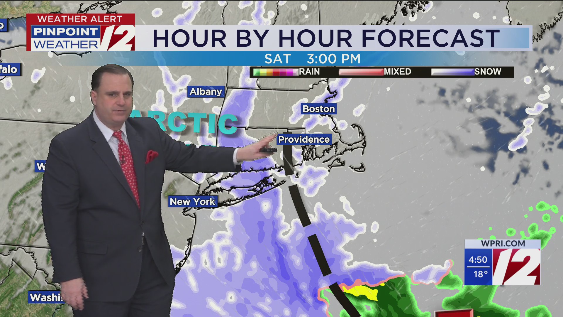 WPRI 12 weather forecast for 2/6/26: Flurries today. Snow to wind and ...