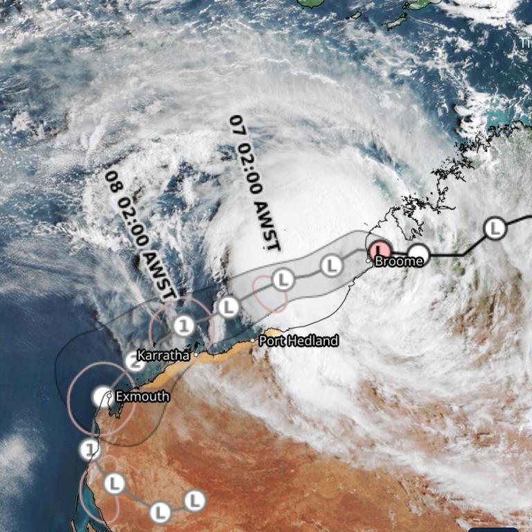 Cyclone threat as storms sweep nation