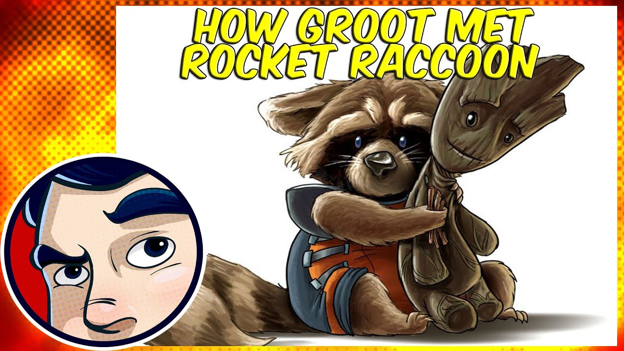 Groot and Rocket Racoon team up in epic origin