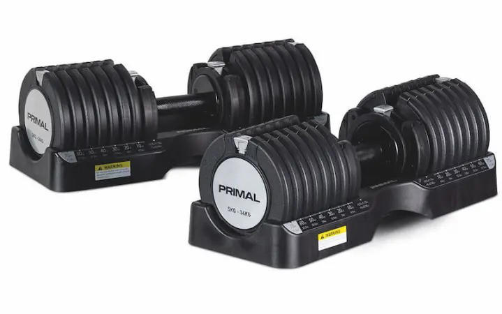 Primal Strength Personal Series 34kg adjustable dumbbells: I reckon ...