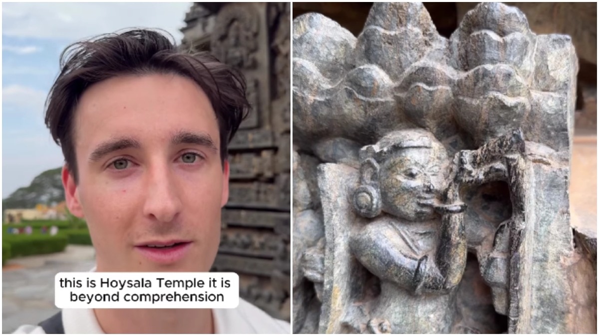 Australian Man Amazed by Hoysala Temple's Ancient 'Telescope' Carving