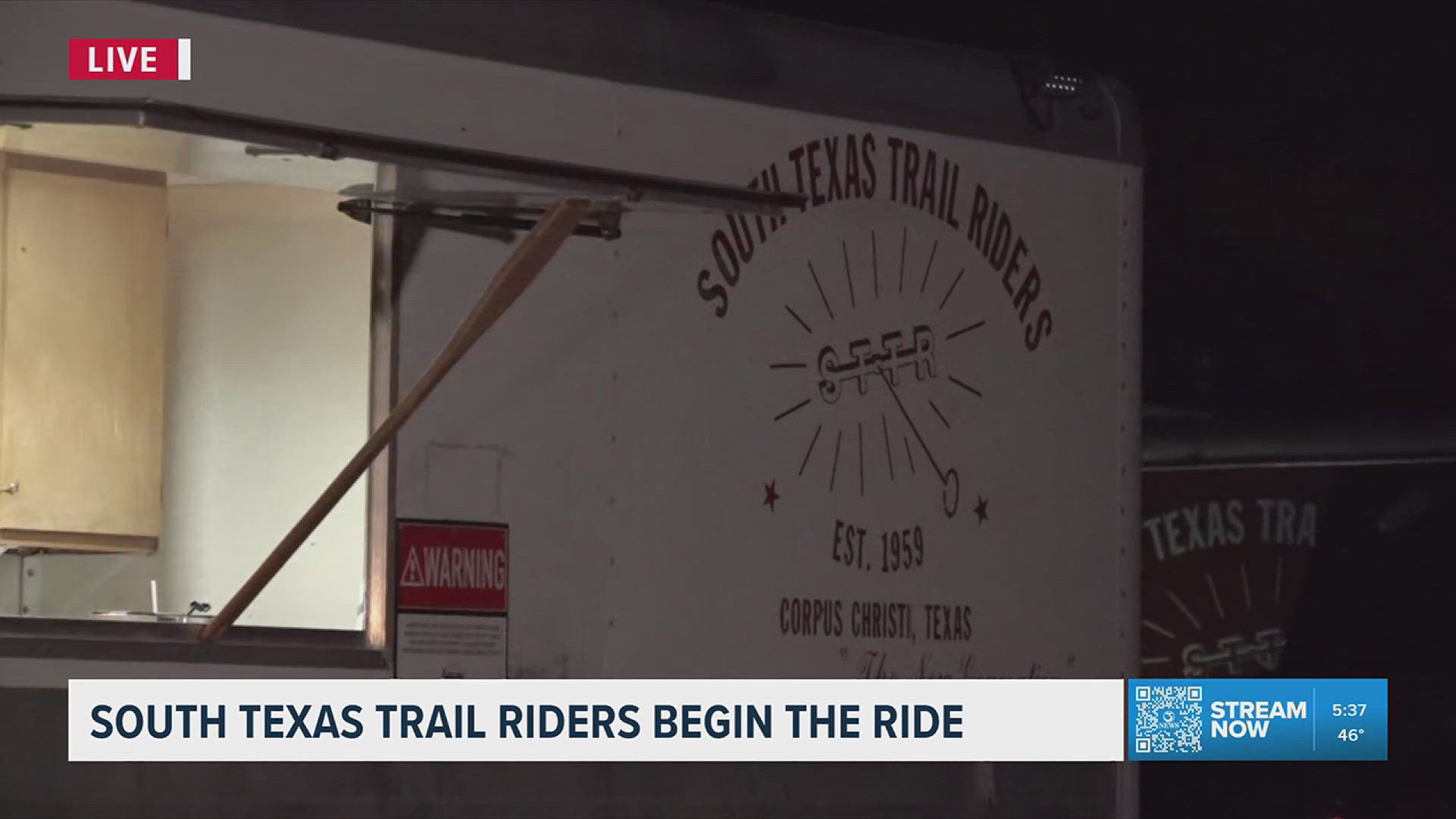South Texas Trail Riders begin the ride