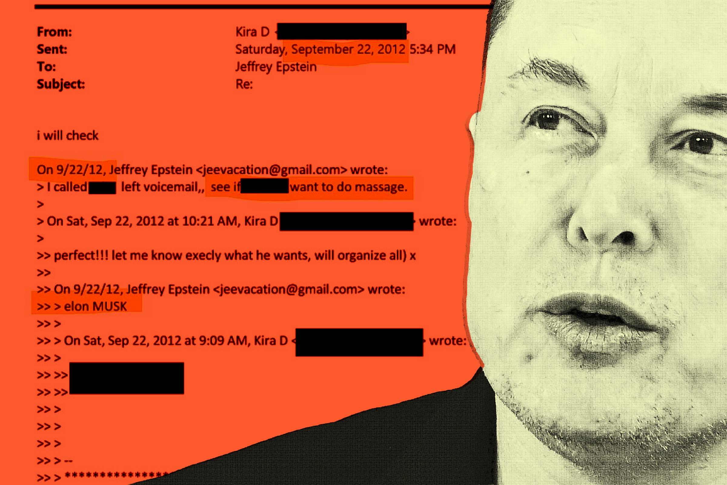 Internet sleuths just found something about Elon Musk getting a massage ...