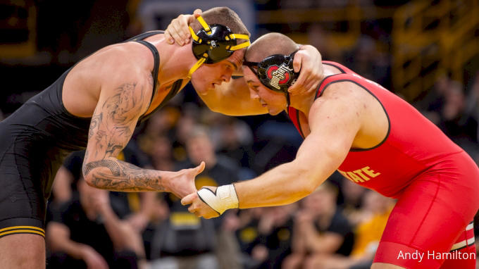 #2 Ohio State vs #5 Iowa wrestling live updates