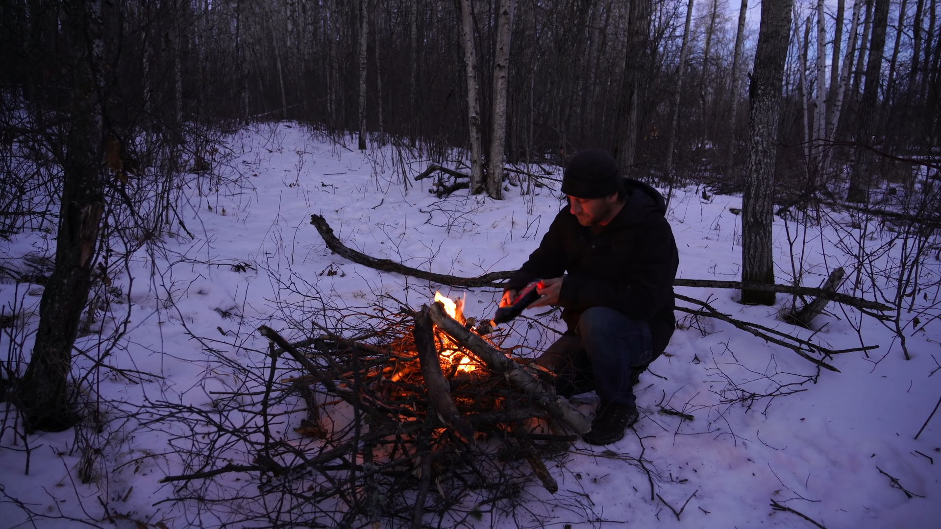 This Winter Camping Setup Worked Until The Cold Took Over