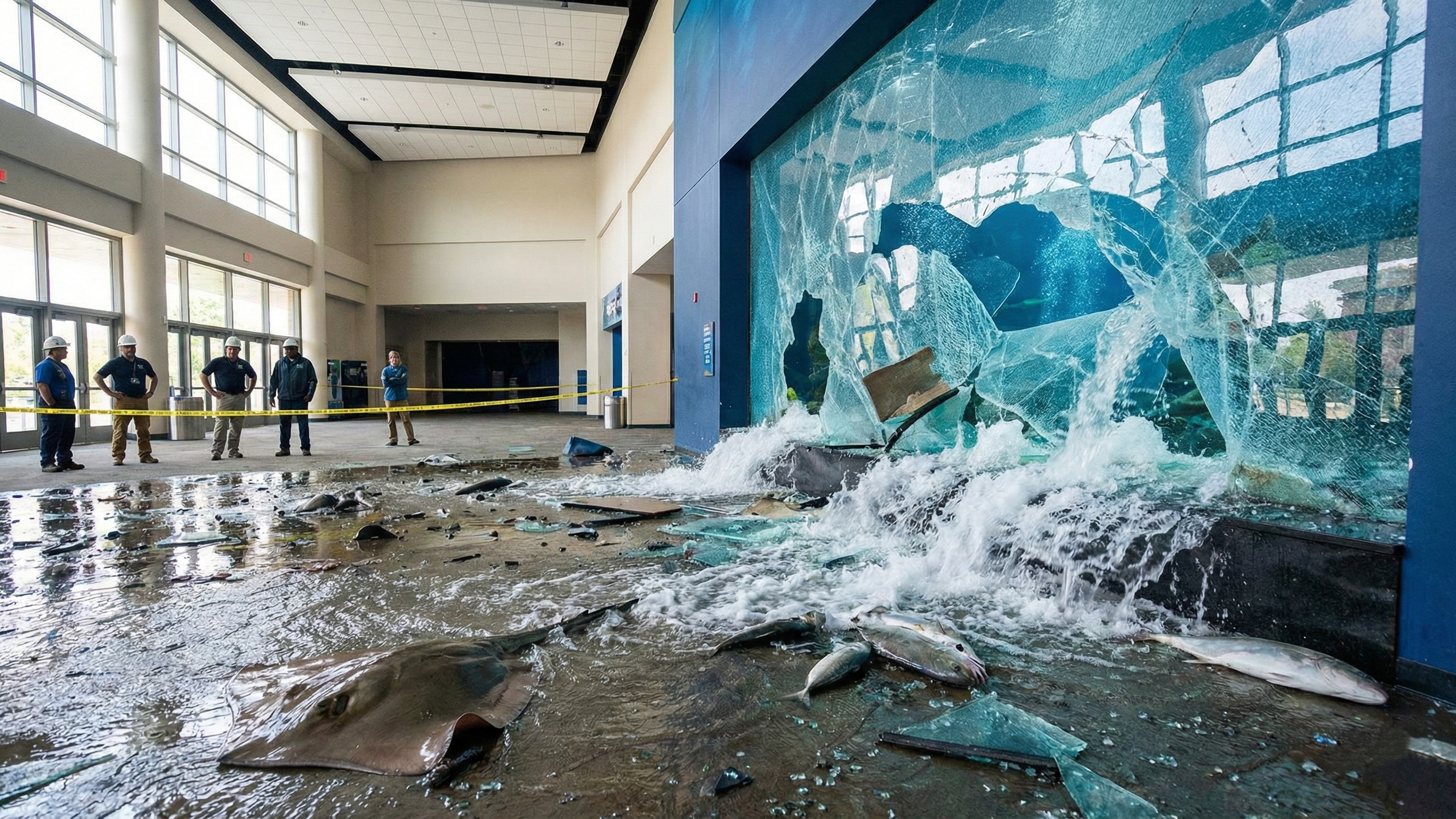 Why the world's biggest aquarium broke