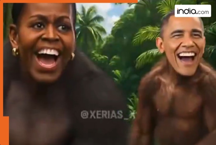 Trump posts AI video of Barack and Michelle Obama depicted as monkeys ...