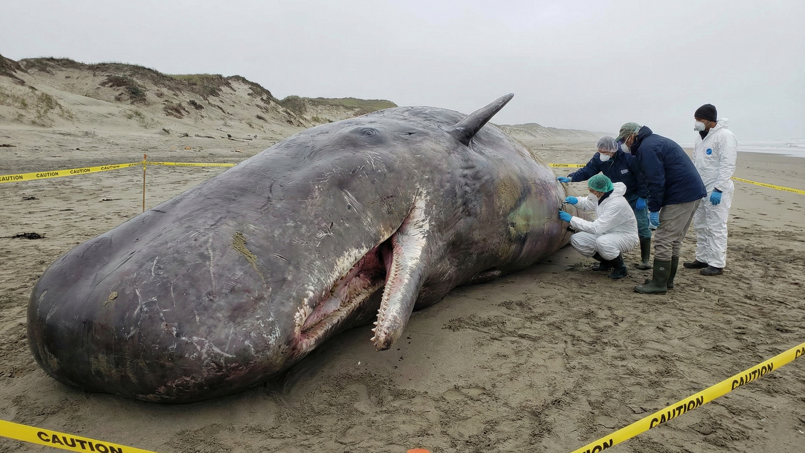 Why whales explode after they die