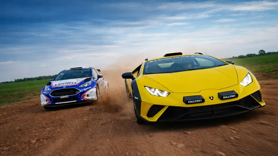 Can the Lamborghini Sterrato keep up with a rally car?