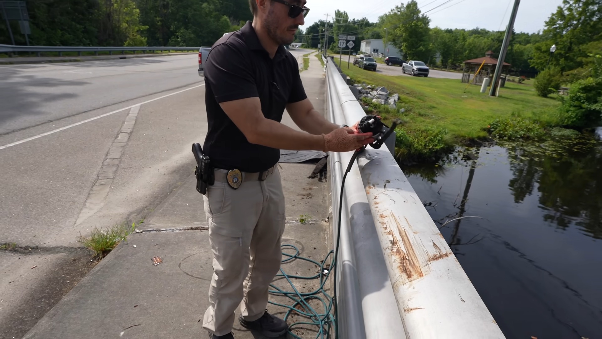 Police asked us to magnet fish here - then this came up