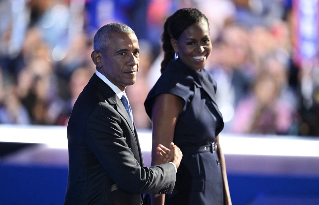 Donald Trump posts 'incredibly racist' AI video of Barack and Michelle ...