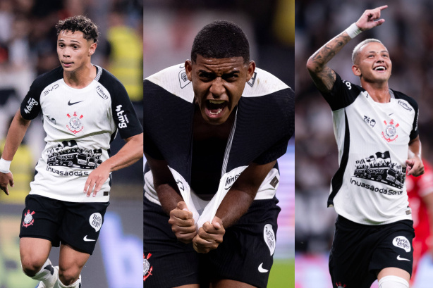 Corinthians volta a ter três gols de jogadores da base em uma partida ...