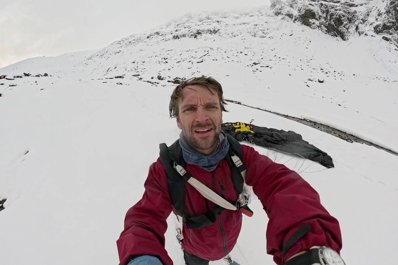 Somerset daredevil becomes first to ski-BASE jump off Mount Snowdon