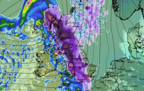 Snow forecast maps show up to 12 inches and almost all of UK covered in ...