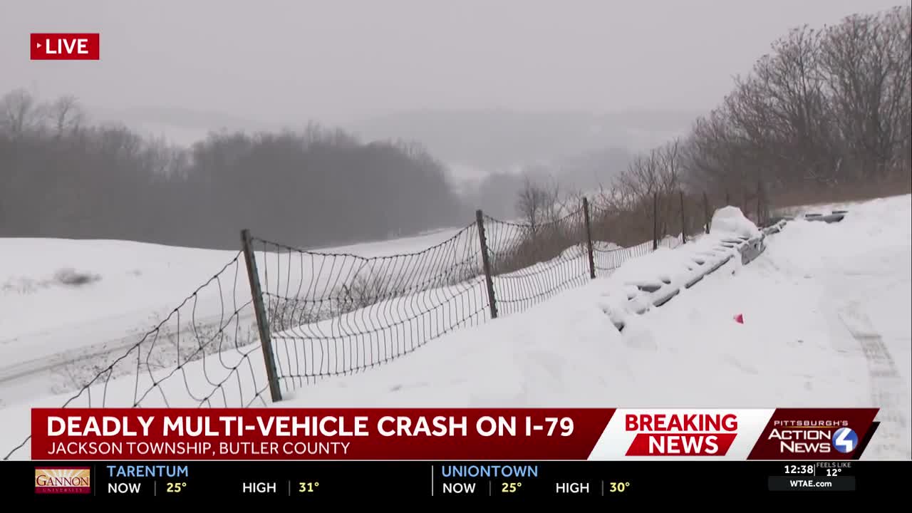 I-79 pileup: At least 18 vehicles crash, 1 person confirmed dead<br>