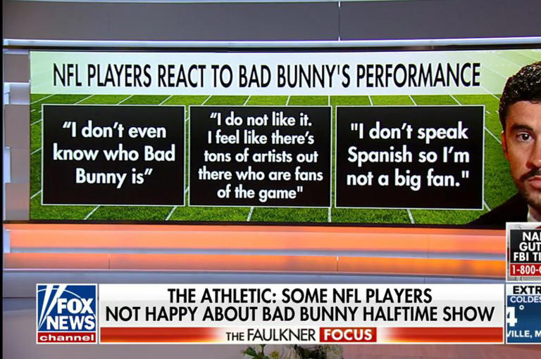 Fox News host issues on-air apology after mortifying claim about Bad Bunny