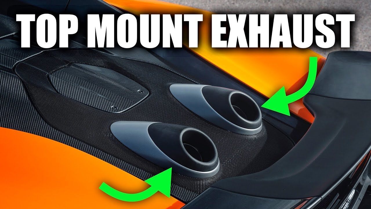 Why McLaren's top mount exhaust is genius