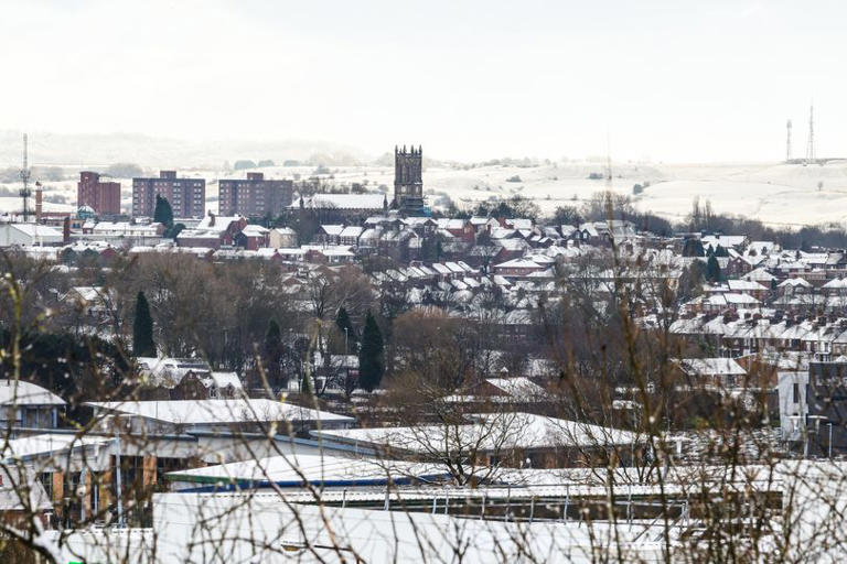 All the parts of England facing snow with three Midlands counties named ...