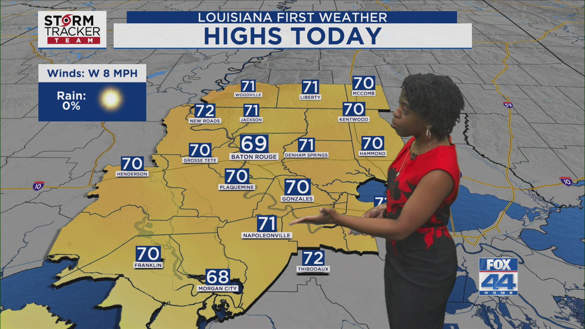 Friday morning forecast: Sunny, dry & pleasant for a few days