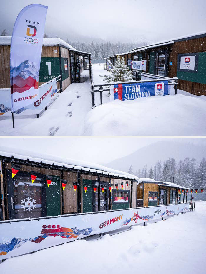 26 photos of where Olympians sleep, eat, and train in Italy during the ...