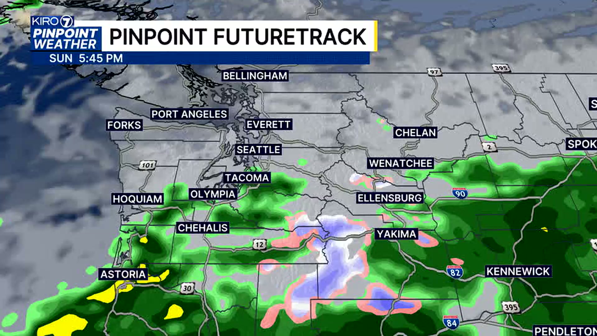 Forecast for Friday noon Feb 6