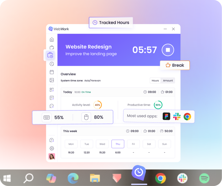 WebWork time tracker: The middle ground between trust and visibility