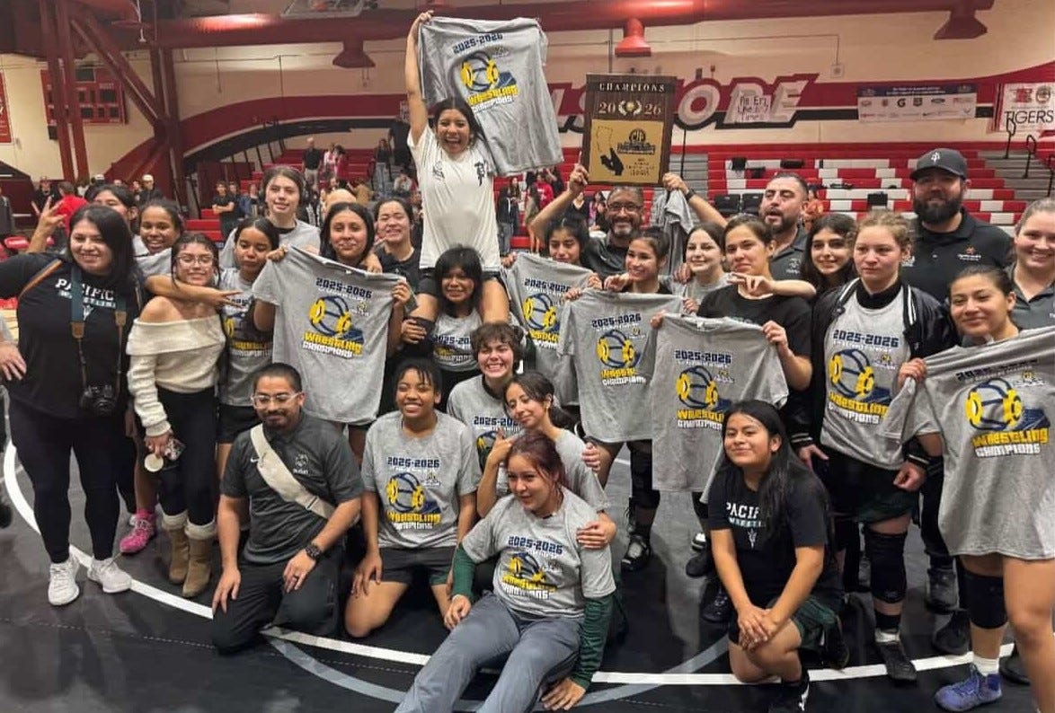 Pacifica overcomes long trip to win first CIF-SS girls wrestling title