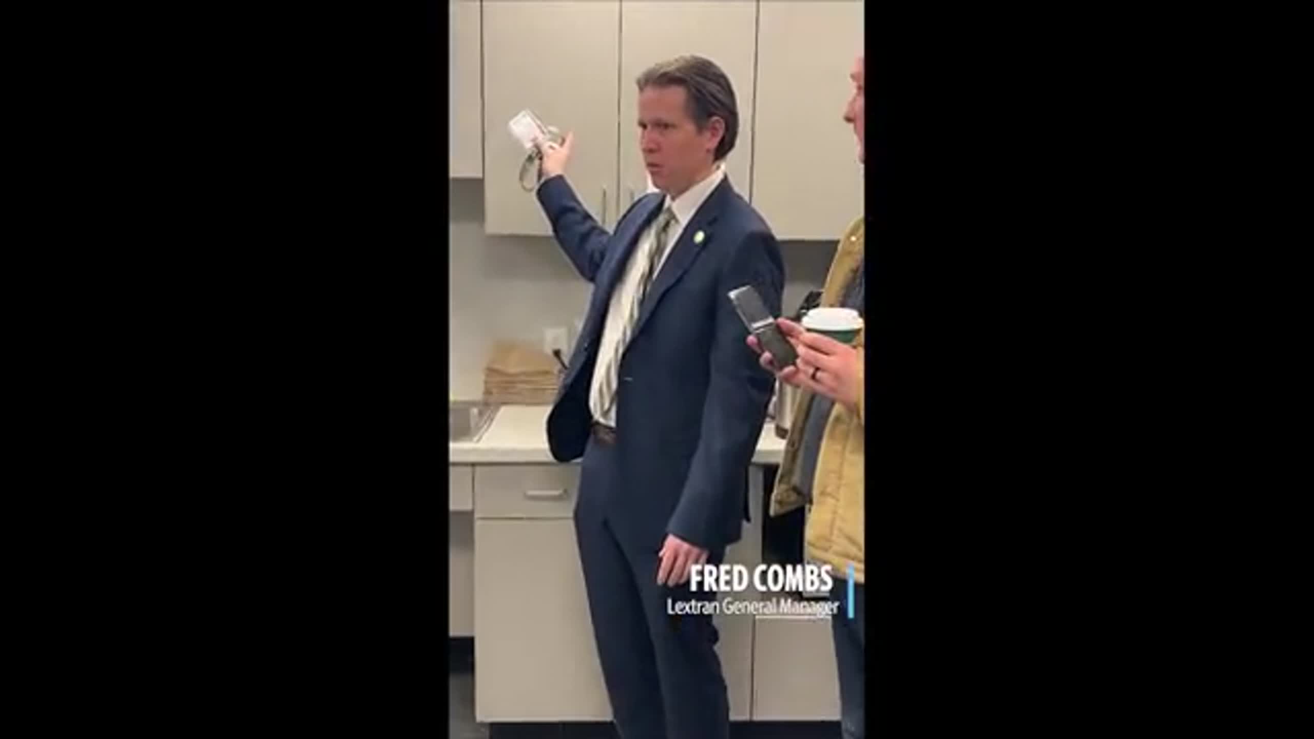 Lextran general manager Fred Combs gives a guided tour of the newly ...