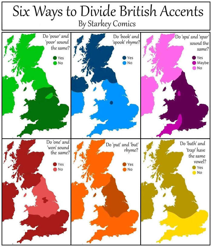 62 cool maps that range from ridiculously funny to actually educational