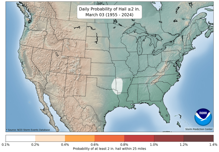 Weather blog: Storm Prediction Center opens climatology viewer