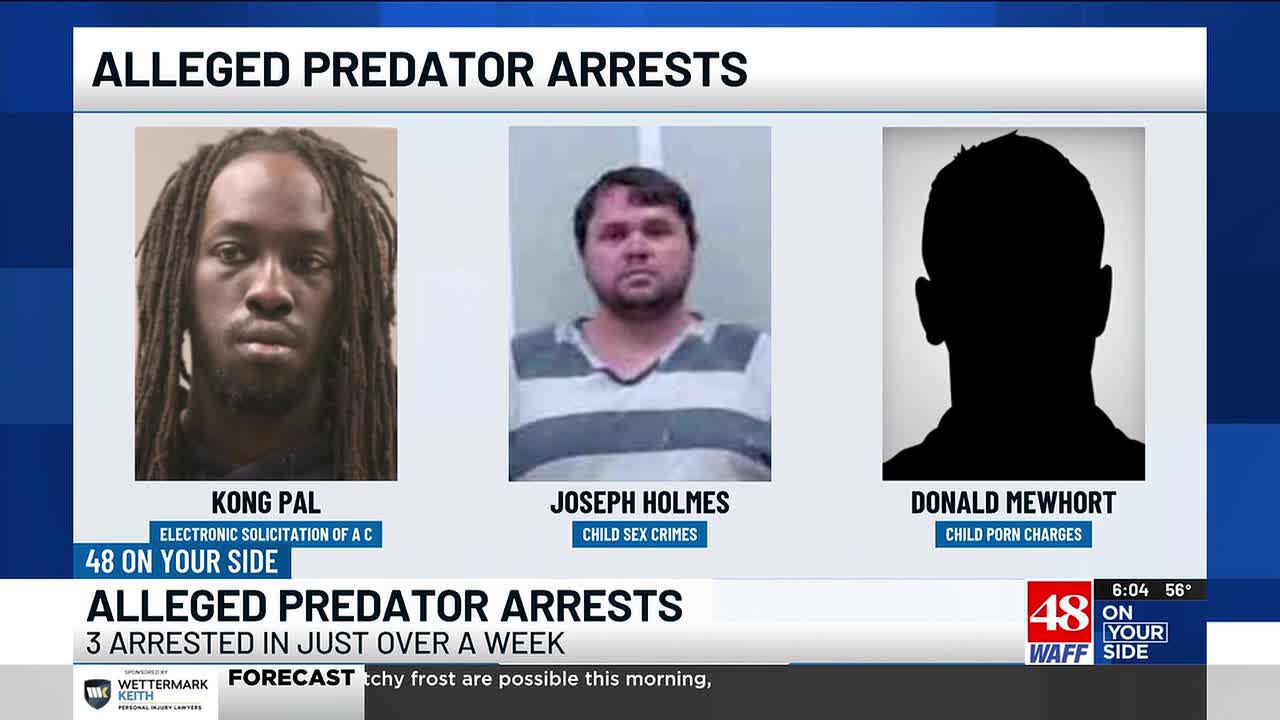 3 arrested for child sex crimes in just over a week