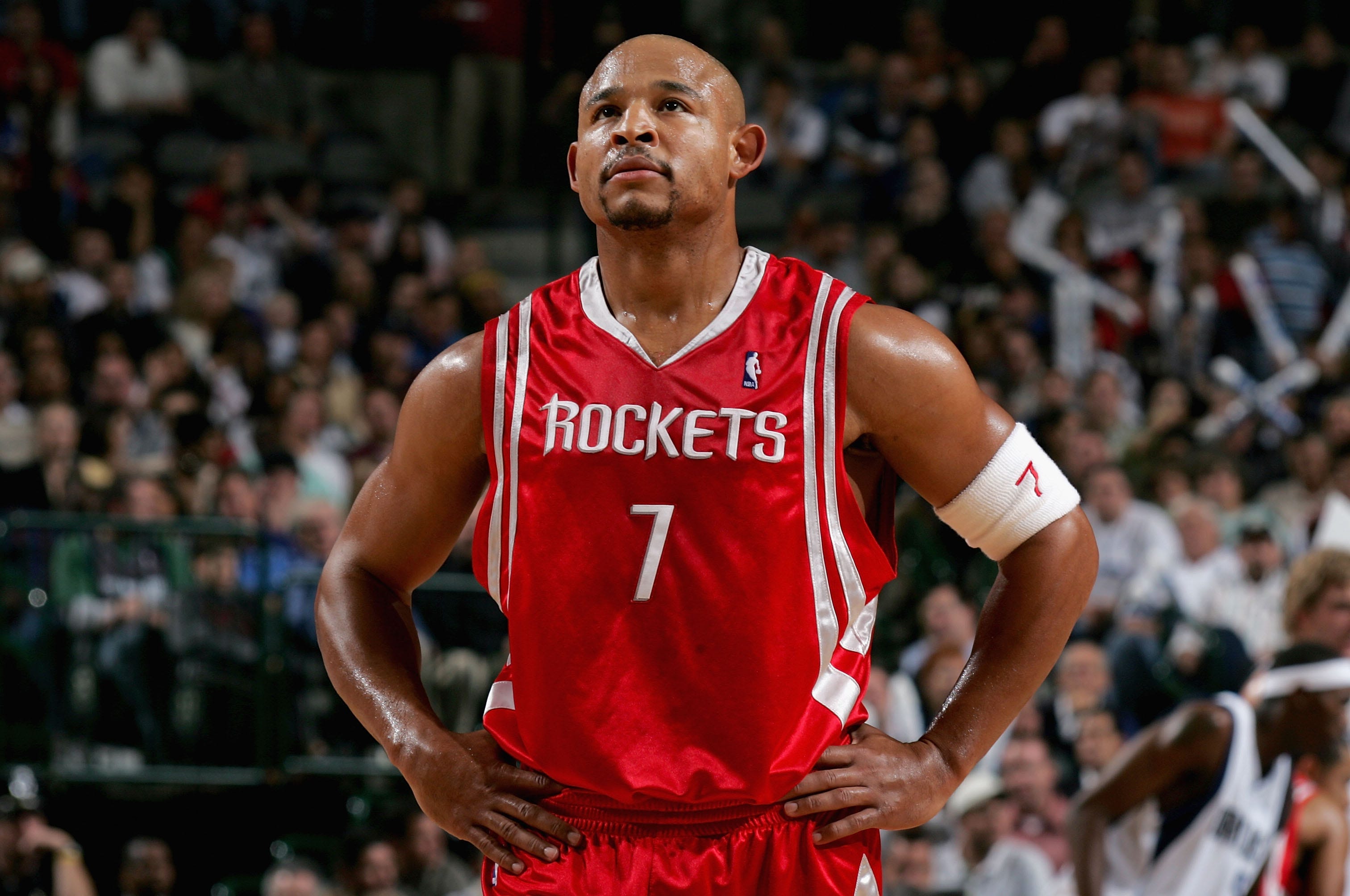 Houston Rockets jersey history No. 7 - David Wesley (2004-06)