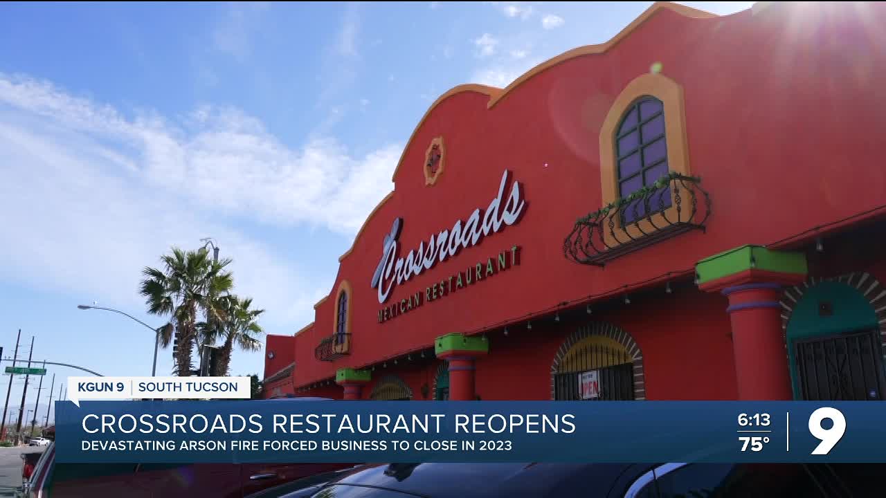 Crossroads Restaurant reopens after 2023 arson fire forces closure