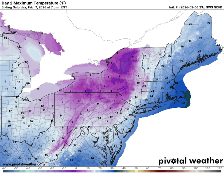 Arctic air makes brief return: Saturday highs to be about 15 degrees ...