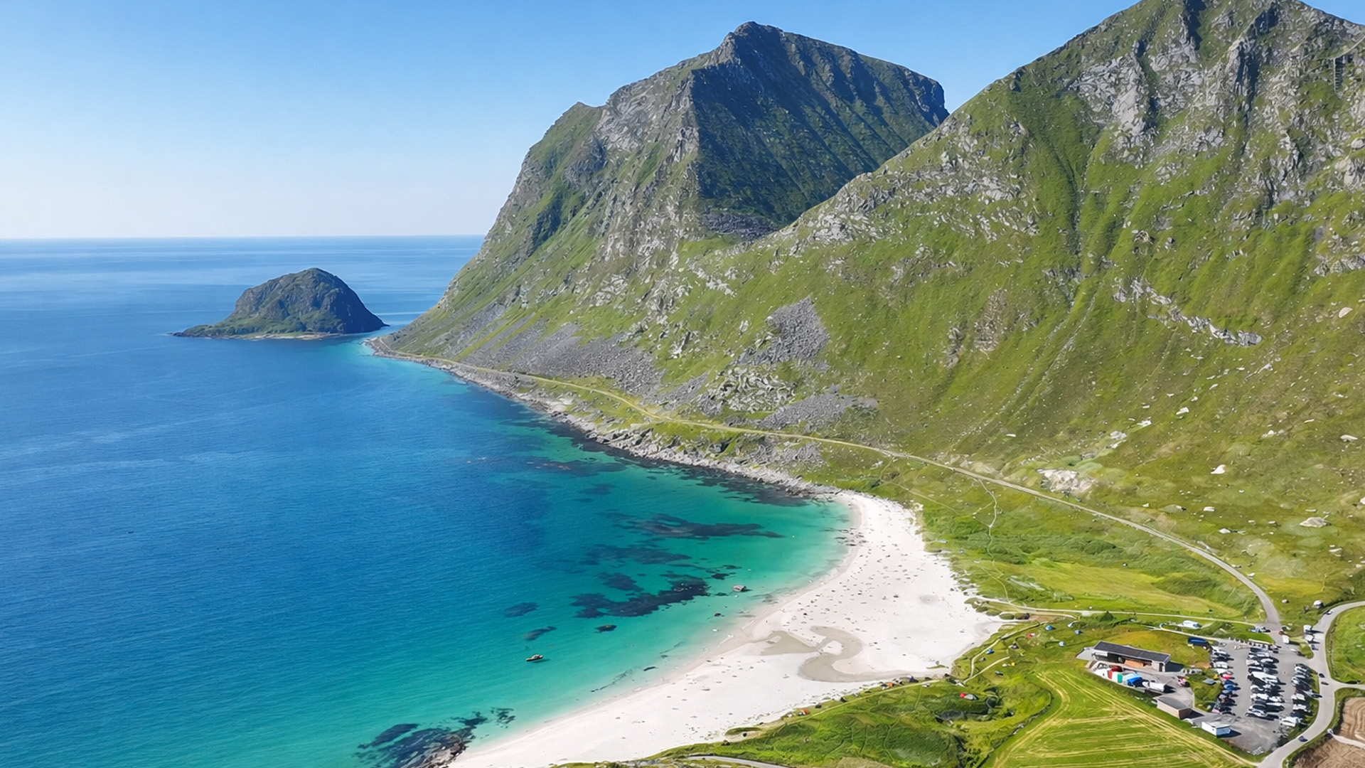 Norway’s beach that looks tropical?