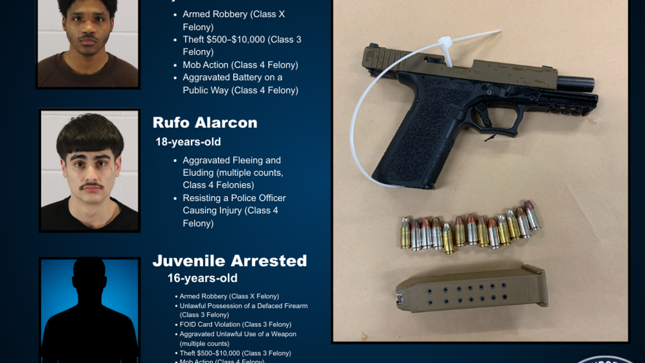 Five teens arrested after armed robbery, chase and crash in Aurora: police
