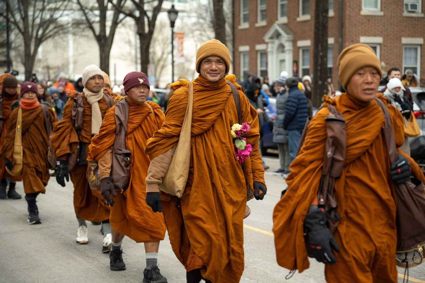 Buddhist monks announce 'Walk for Peace' will continue in 'a different ...