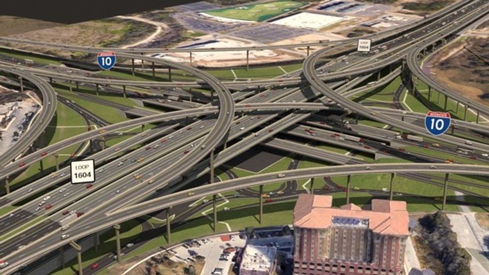 Weekend nightly closures: Loop 1604 at I-10 interchange near La Cantera