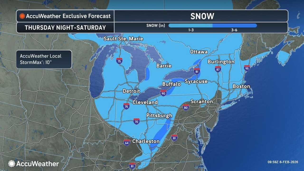 New snowfall projections: Arctic front will bring slippery travel ...